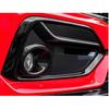 Exterior Fog Light Lamp Strip Trim For Honda Civic 10th 19-2021 ABS Carbon Fiber