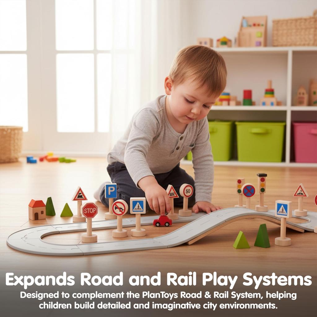PlanToys 6203 Набор дорожных знаков и светофоров