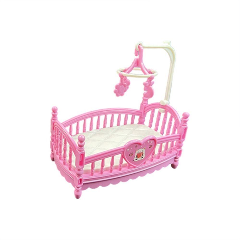 Милая кукольная миниатюрная мебель Колыбель Модная игрушка для девочек Подарок Аксессуары для спальни Девочки