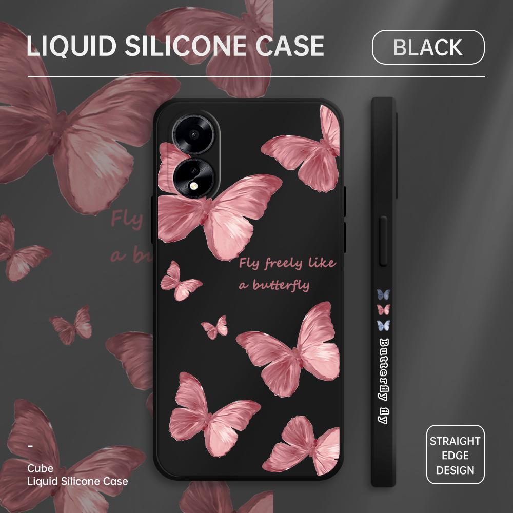Для OPPO A31 A38 A53 A57 A59 A93 Realme 11 Pro 9 Pro C25 C25S C25Y C30 C65 C67 красочный узор бабочки полный объектив защитный мягкий чехол для телефона