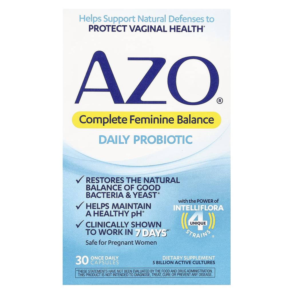 Complete Feminine Balance, Daily Probiotic, 30 Capsules Once a Day