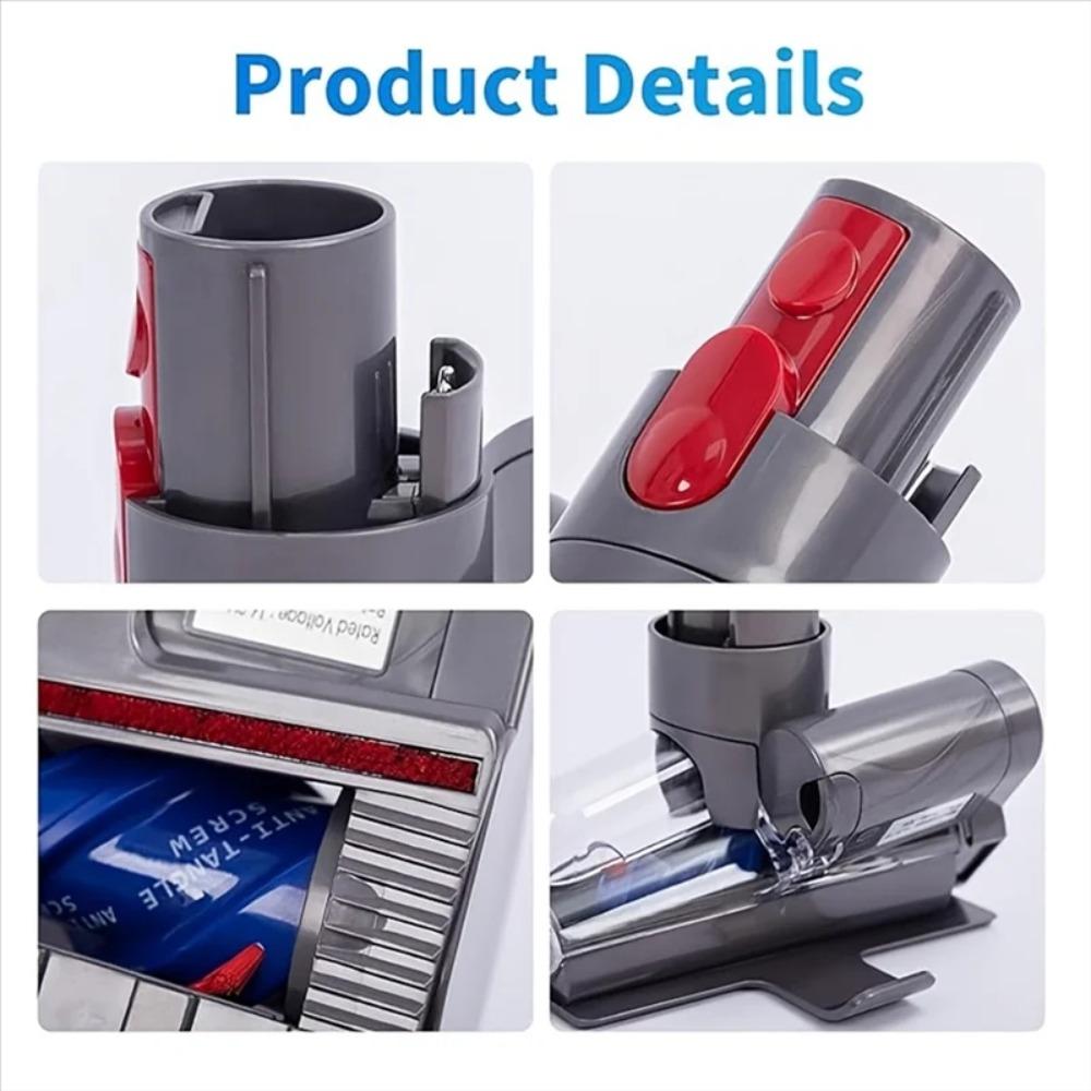 Мини-моторизованная насадка-щетка против спутывания для пылесосов Dyson V7 V8 V10 V11 V15, подходит для диванов, кроватей, автомобильных сидений