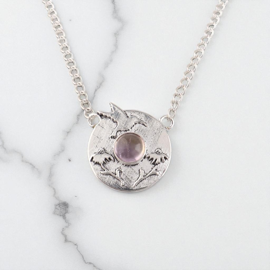 Natural Ametrine Gemstone 925 Sterling Silver Jewelry Handcrafted Pendant0.92" CP-34-28