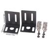 1 Set Metal 1U Rack Mount Ear Mounting Jointing With Screw Cap For Frame Box High Qulaity Wireless System Receiver Host