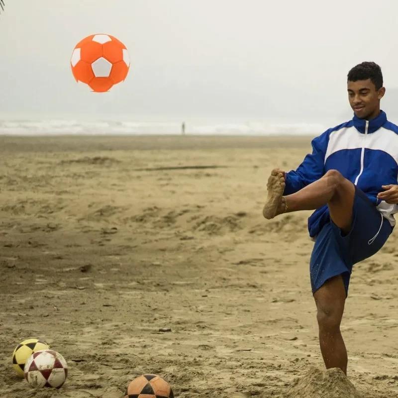 Size 3 4 5 Portable Football Toy Soccer Ball Sport Curve Ball Reusable Training Football Ball for Outdoor & Indoor Match