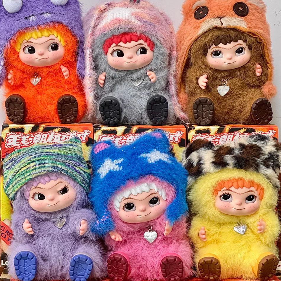 Wakuku V1 V2 Блайндбокс Лиса и Кролик Серия 'Trick Or Treat' Виниловая кукла Сюрприз-пакет Брелок Модный игрушечный Mystery Box Подарки