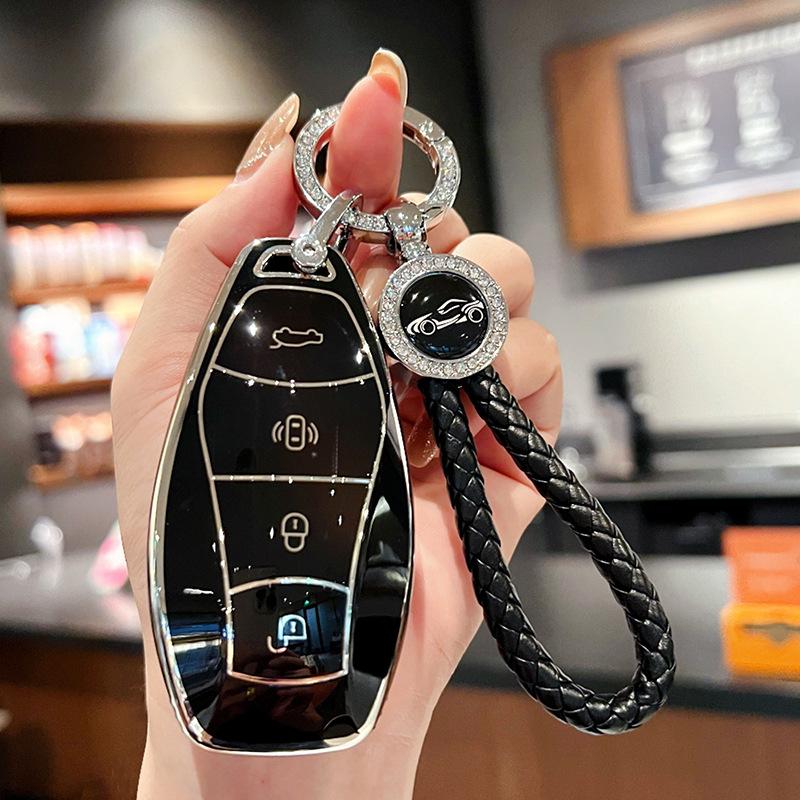 Подходит для нового ключа Hongqi H5 2024 года, комплект 2023 H6 H9HQ9 HS5 HS7 HS3, чехол-пряжка для автомобиля, мужской