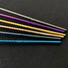 2 шт., набор многоразовых металлических соломенных ложек Rainbow с щеткой для чистки, трубочка из нержавеющей стали 304, посуда для питья молока, аксессуары для барной вечеринки