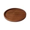 Luxurious Wooden Coaster Made from Natural Solid Wood "Coaster Round" (walnut)