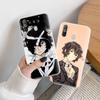 Чехол Dazai Osamu TPU для iPhone XR 7 8 14 15 11 12 13 X XS Pro Max Xiaomi Redmi 13C Note 9 Samsung A22 S23 S24 Ultra Plus VIVO