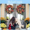 Eye-catching Thanksgiving Day Christmas Wreath Ornament For Home Decoration