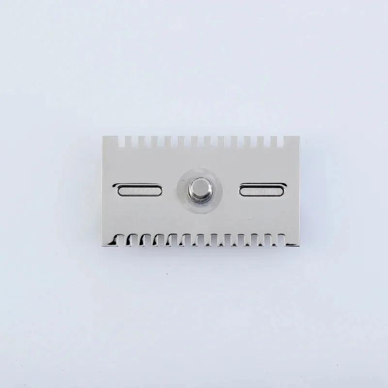 Yaqi Polished 316 Stainless Steel Safety Razor Head - Mellon Finish