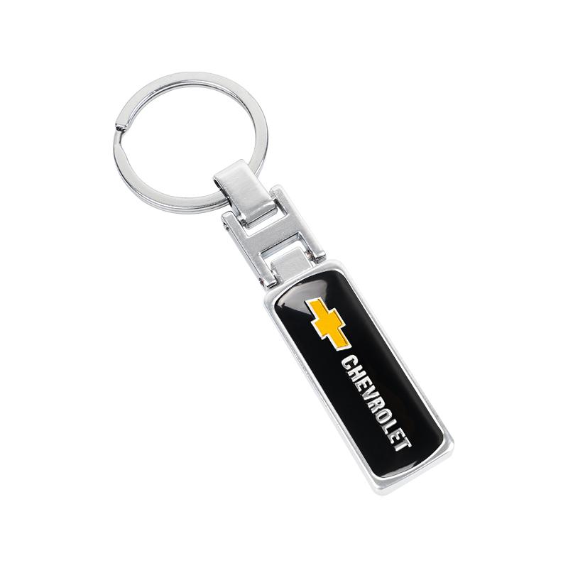 Zinc Alloy Keyring Car Key Holder High Quality Epoxy Keychain For Chevrolet Cruze Spark Captiva Suburban Camaro Malibu Silverado