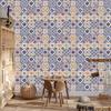 Wallpaper wall oriental mosaic pattern and tiles for living room and bedroom 50x1000