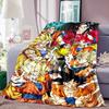 Dragon Ball Print Blanket Warm  Comfortable Flannel Blanket Suitable for Bedrooms, Sofas, Beds, Chairs, Picnics, Travel