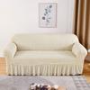 Sofa Cover Thick Elastic Solid Stretch Couch Slipcovers 1/2/3/4 Seater Sofa Armchair Cover