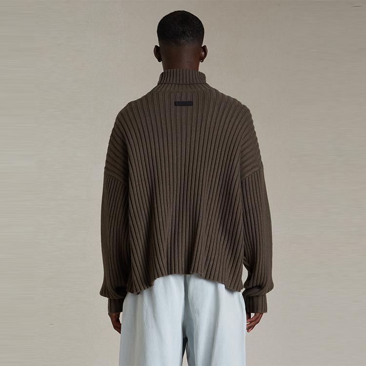 Fear of God Essentials Водолазка Чернильные Мужские Топы Черный 192SP244590F