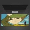 Snufkin Art Mouse Pad, Large Gaming Desk Mat, Non-slip XXL Mousepad for Laptop & Tablet, Mini PC Playmat with Stitched Edges
