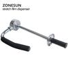 ZONESUN Машина для обмотки стрейч-пленкой с регулируемой высотой 30-50 см, ручной диспенсер, инструмент для упаковки паллет из нержавеющей стали