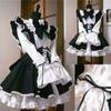 Fashion Women Costumes Waitress Ruffle Lolita Gothic Cosplay Maid Fancy Dress