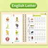 Набор для тренировки почерка Grooves Writing Practice For Children Handwriting Practice Copybook Set, многоразовая тетрадь для детей дошкольного возраста 3-5 лет.
