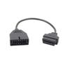 1 Pc 12 Pin To 16 Pin Auto Diagnostic Connector Cable  Vehicles Scanner Adapter Line