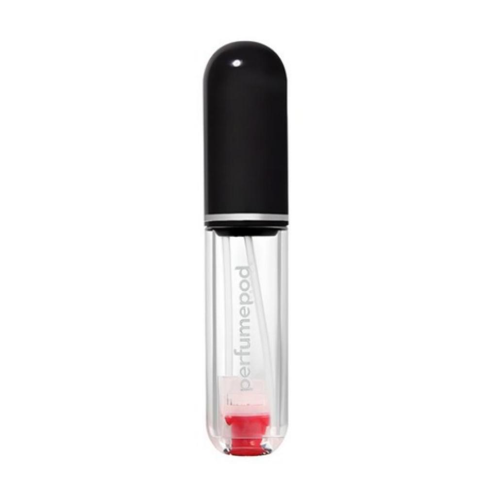 Портативный флакон для духов Travalo Perfume Pod Pure Pump, многоразовый, 5 мл, черный, 1 шт.