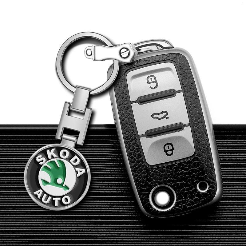 1 шт. Эмблема автомобиля Брелок для ключей Аксессуары для Skoda Octavia Superb Rapid Kodiaq Karoq Fabia Kamiq Roomster Citigo