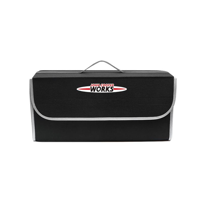 Car Storage Box Auto Trunk Foldable Soft Felt Organizer Bag For MINI JCW Cabrio Cooper Countryman Aceman Clubman Coupe Hub Cap