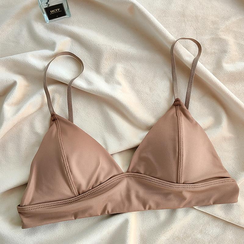 Сексуальное женское нижнее белье с леопардовым принтом, бюстгальтер с треугольными чашками, классическое бесшовное нижнее белье с открытой спиной, французский глубокий V-образный вырез, беспроводной бюстгальтер