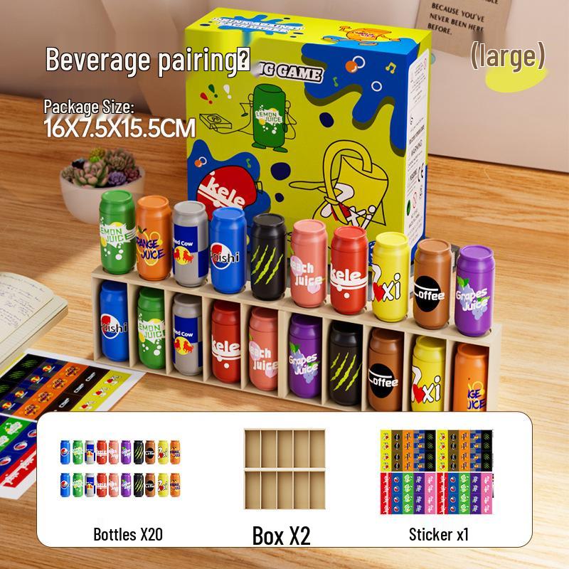 Детская игра на память «Угадай бутылку» - Интерактивная развивающая игрушка для интеллектуального развития