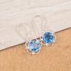 Танзанит Драгоценный Камень 925 Стерлинговое Серебро Ювелирные Изделия Ручной Работы Серьги 1.40" Для Женщин EE-56-5