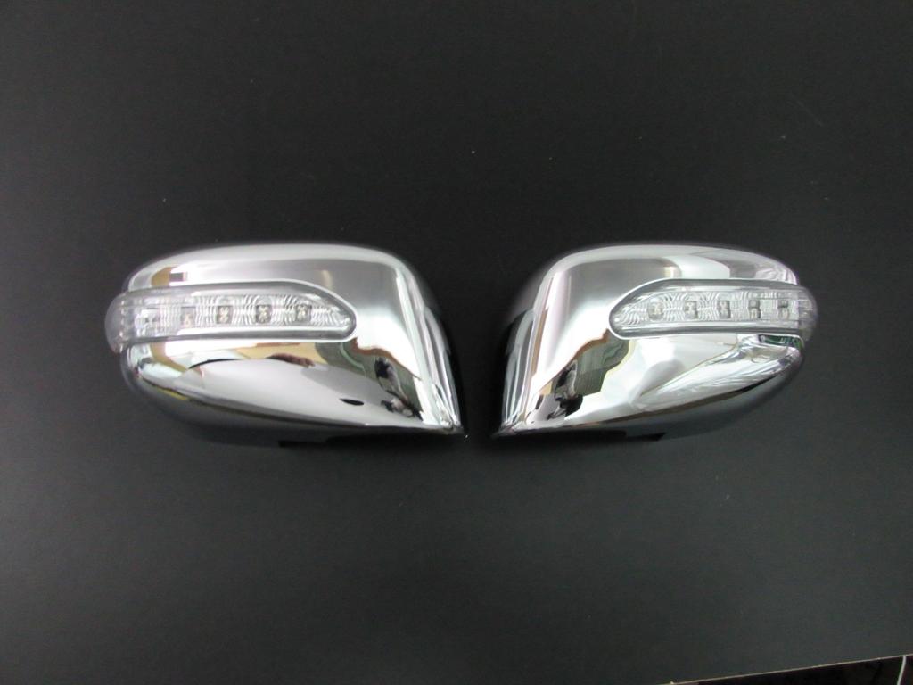 BRIGHTZ Cube Z12 LED Turn Signal Mirror Chrome Plated 5373 Covers, [MIR-SID-148]