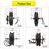 Универсальный высокоскоростной электродвигатель для электромобилей (10-дюймовый, 1000 Вт/1500 Вт/2000 Вт, 48 В/60 В/72 В) для Xinri Aima