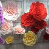 Silk PE Artificial Peony Giant Fake Flowers New Simulation Peony Flower Background Wall Decoration