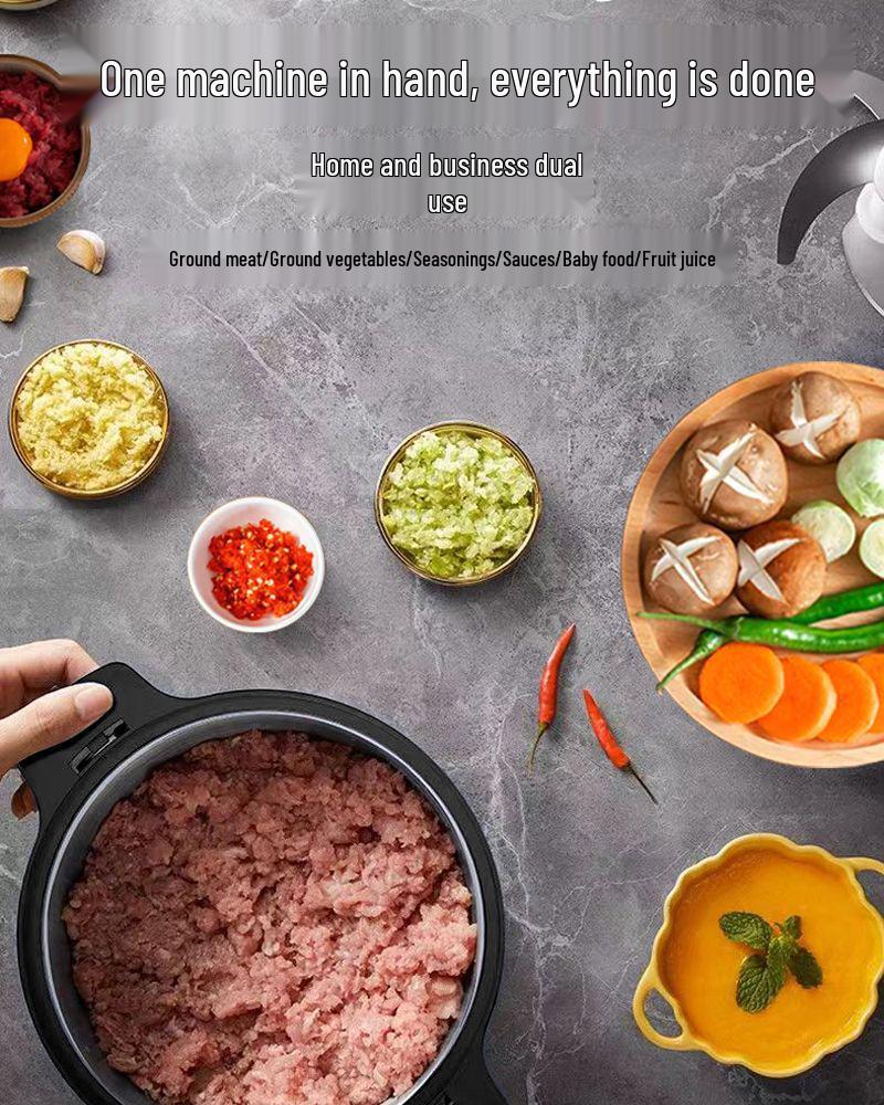Электрическая мясорубка и многофункциональный миксер из нержавеющей стали высокой мощности для домашнего и коммерческого использования