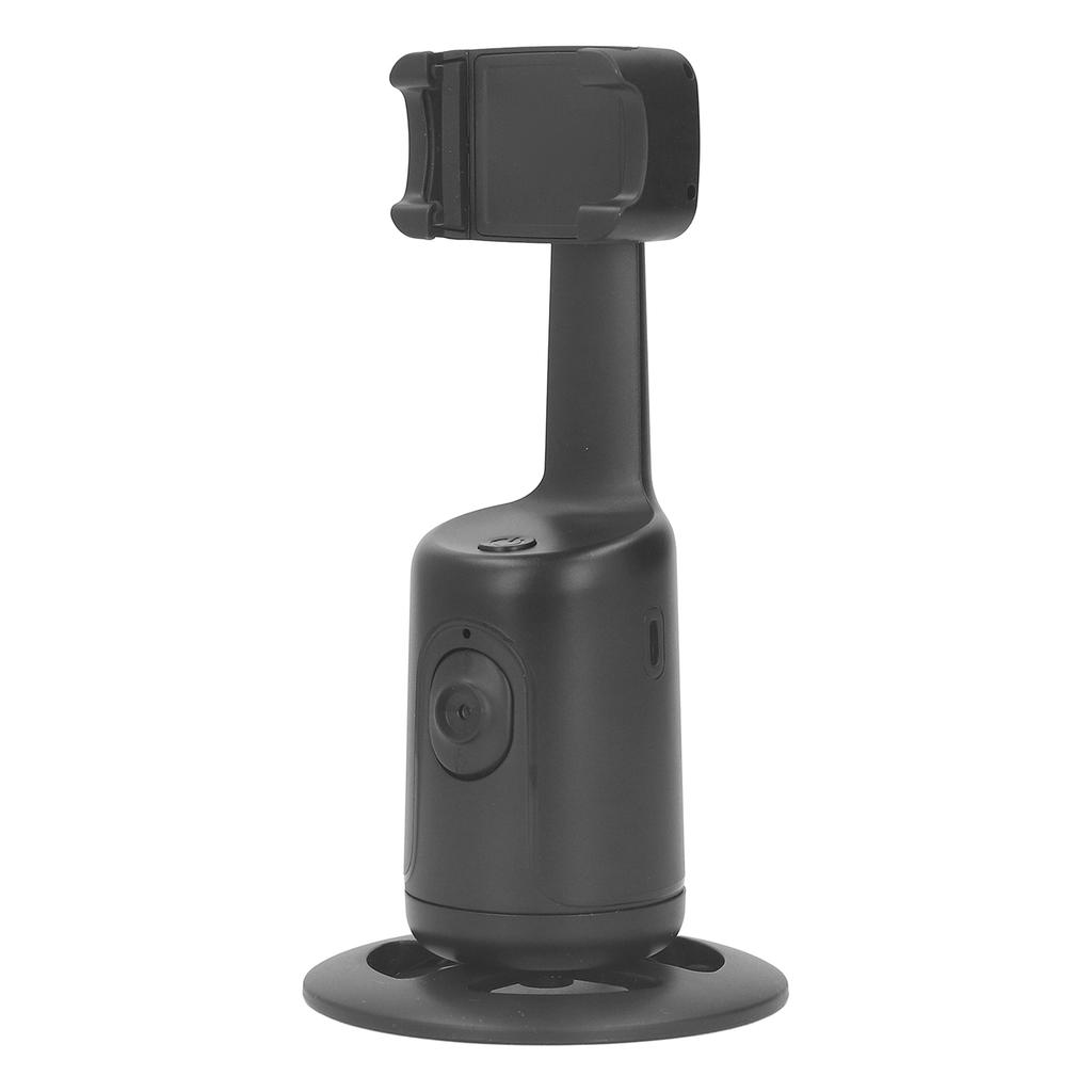 Auto Face Tracking Phone Holder 360 Degree Rotation ABS Phone Mount Stand with Bluetooth Remote Control for Vlogging