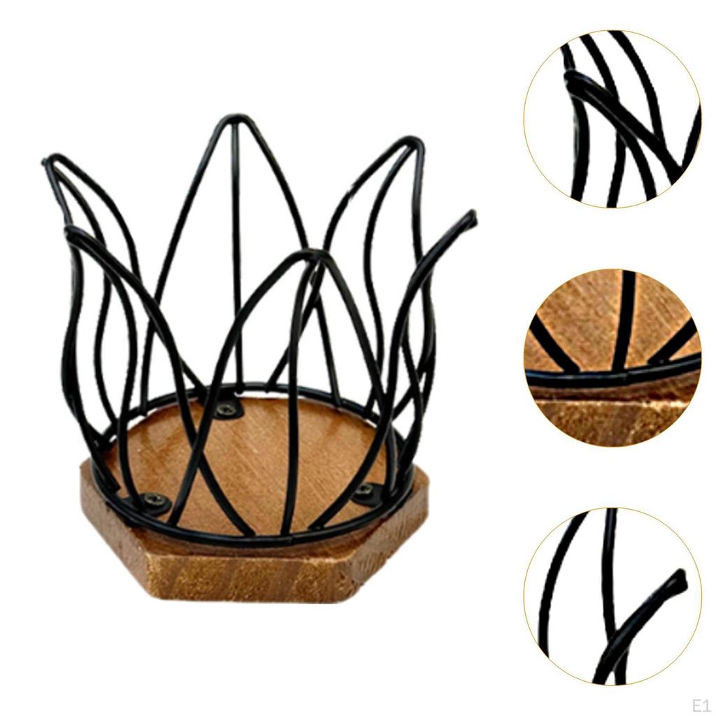 Держатель кофейного фильтра, подставка для хранения бумаги, органайзер для барных принадлежностей, деревянная основа