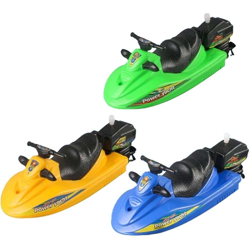 Плавающая в воде моторная лодка заводные игрушки маленький пароход детские игрушки для ванной подарок