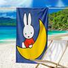 1pc Miffy2 Beach Towel, Beach and Seaside Swimming Pool Equipment, Fashion Pattern, Rectangular, Travel Essentials