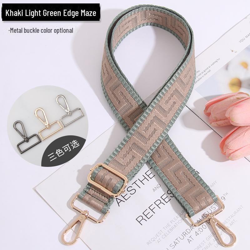 Регулируемый ремень для сумки через плечо в полоску – универсальный, широкий сменный ремень