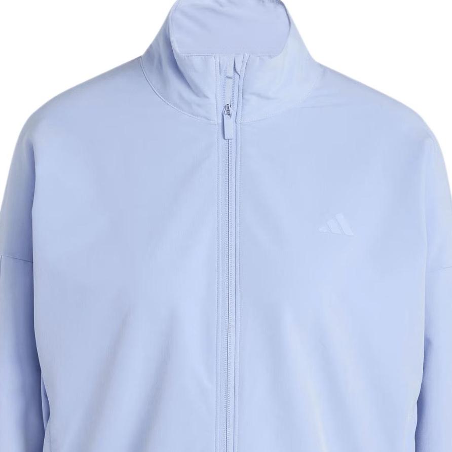 adidas Куртка Aeroready Tonal Pacer All Gym Series с длинным рукавом, женская куртка, синяя IX1702