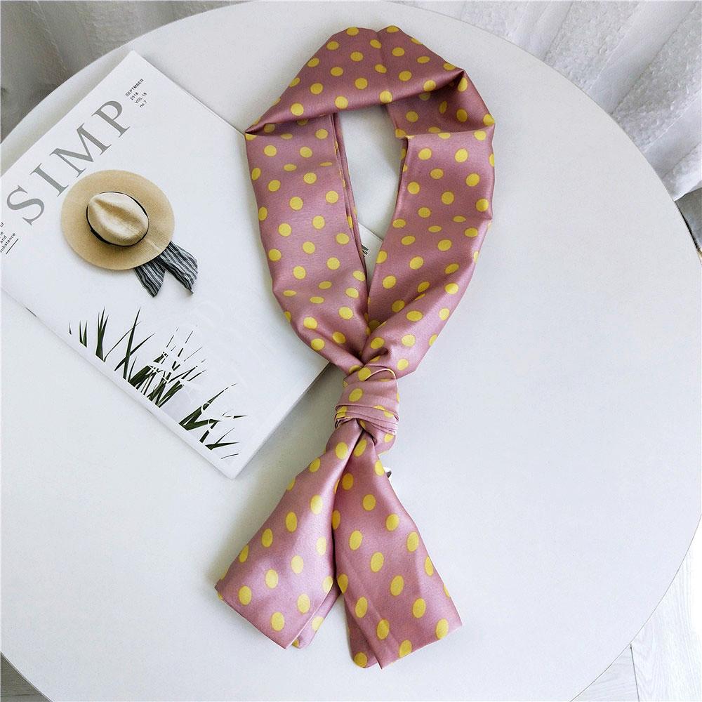 New Scarves Silk Scarves Women'S Spring And Autumn Season Long Decorative Professional Scarves Summer Thin Styles Paired With Shirts Stylish