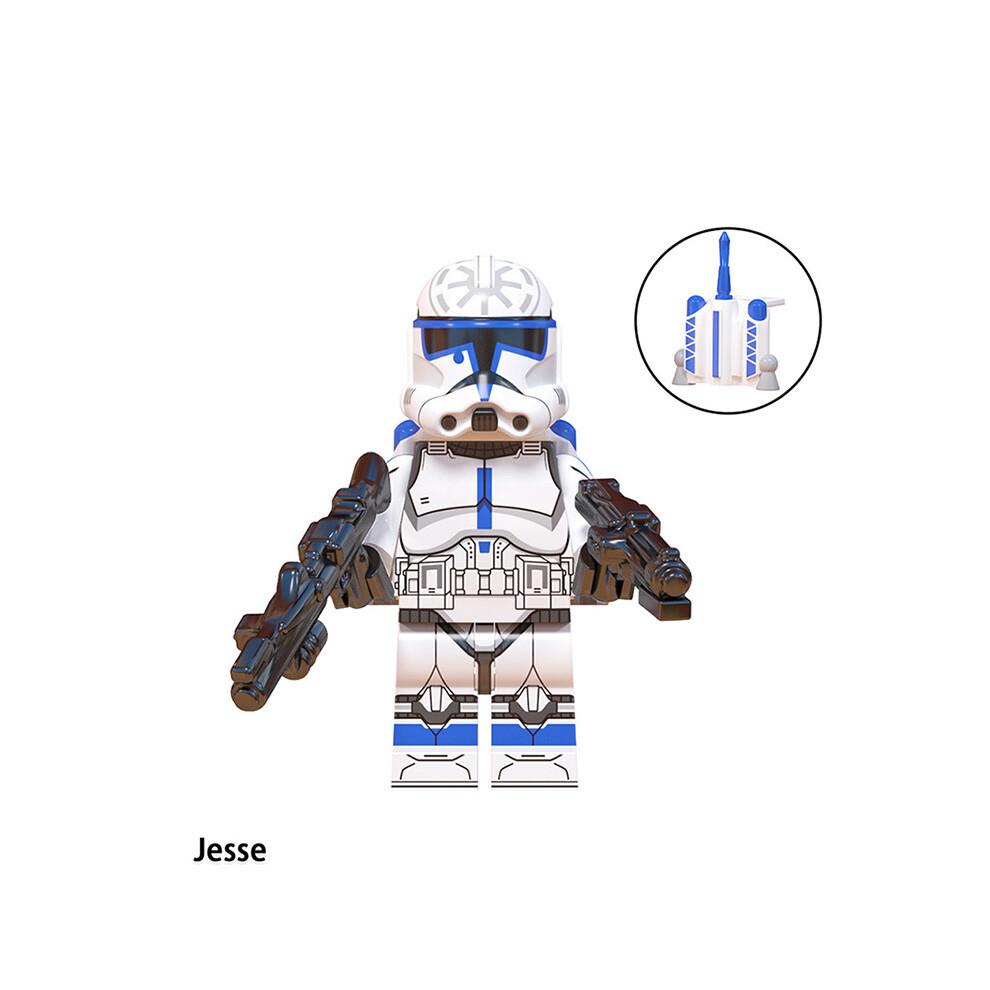 8PCS Star Wars Fives Rex Mini Figures Sets
