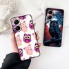 Мультяшная сова Птица Обои Чехол для телефона для Samsung Galaxy A06 A05 A14 A50 A51 A52 A12 A13 A23 A70 A07 A25 A26 A72 A56 Чехол