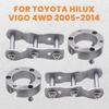 Лифт-комплект 3 дюйма спереди, 2 дюйма сзади для Toyota Hilux Vigo 4WD. Проставочные чашки стоек, серьги.