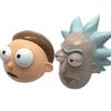 Rick Morty Latex Costume Mask Headgear Halloween Cosplay Props Party Favors Accessories For Fans