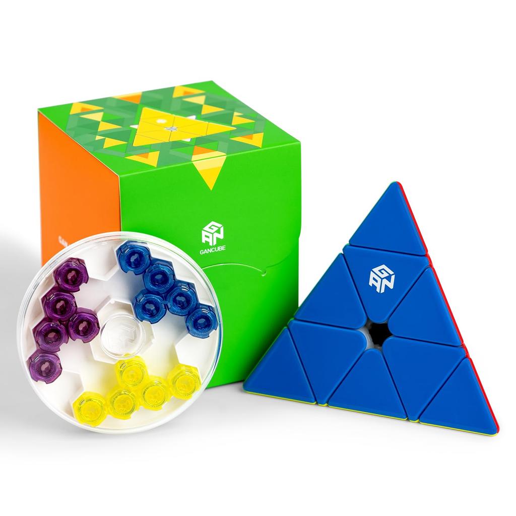 GAN Pyraminx, 60 Magnets, Stickerless (GES+ Included Version)