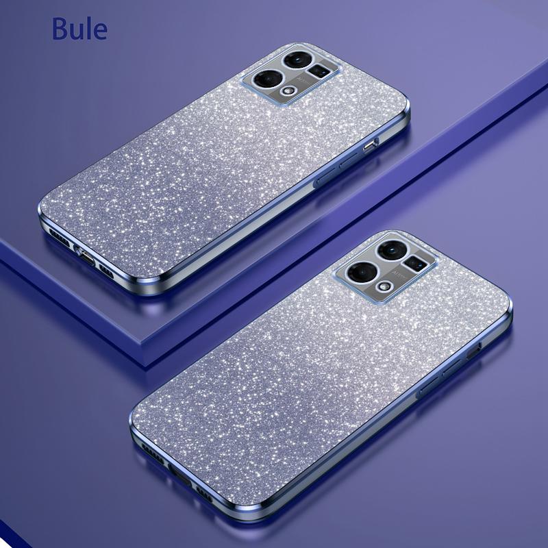Блестящий силиконовый чехол с глиттером для OPPO Reno 7 8 SE Pro Plus 4G 5G, мягкая задняя крышка для защиты объектива камеры