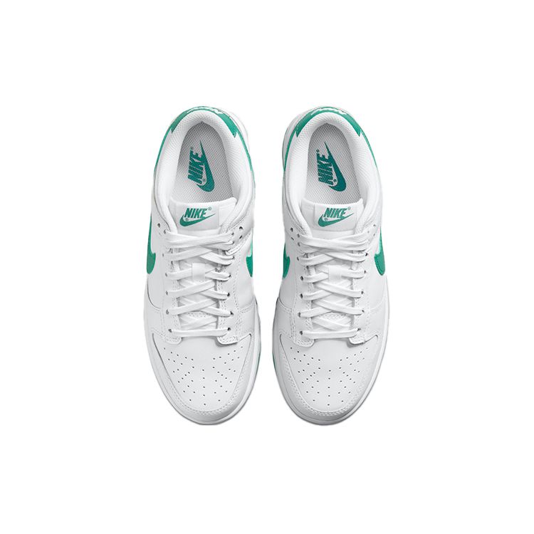 Nike Женские кроссовки Dunk Low Green Noise белые Lucky-Green DD1503-112